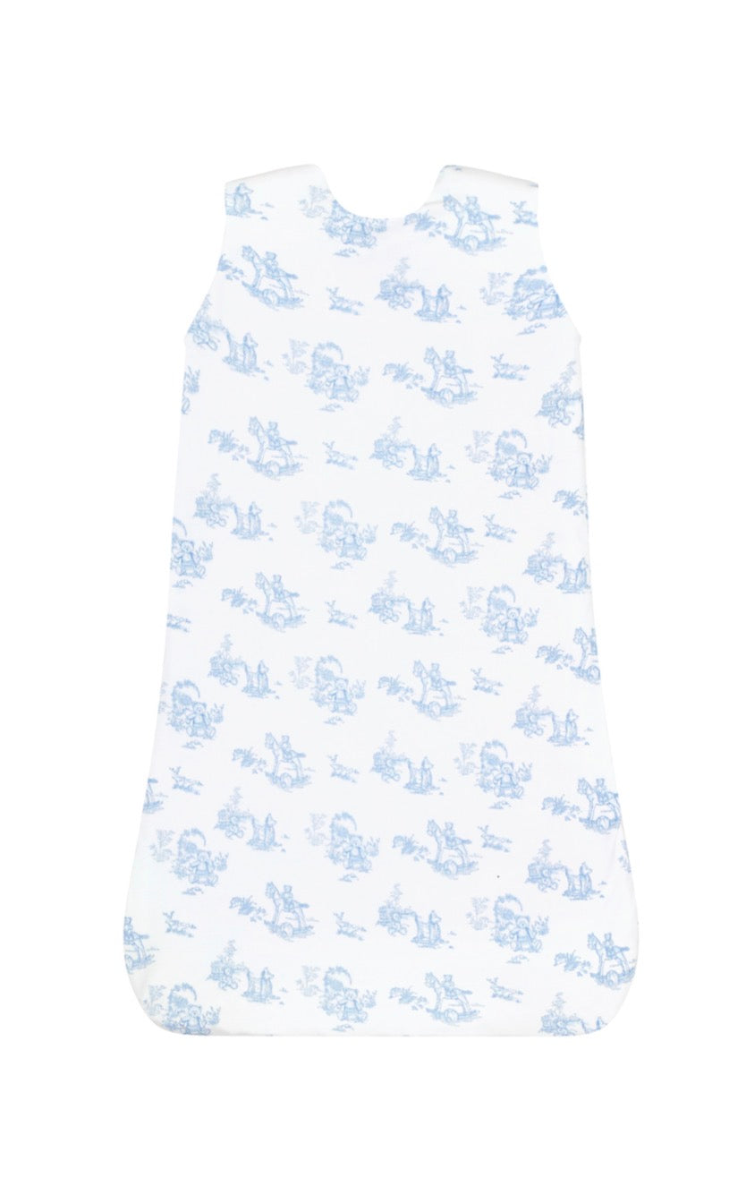 Blue Nella Pima Winter Toile Sleep Sack